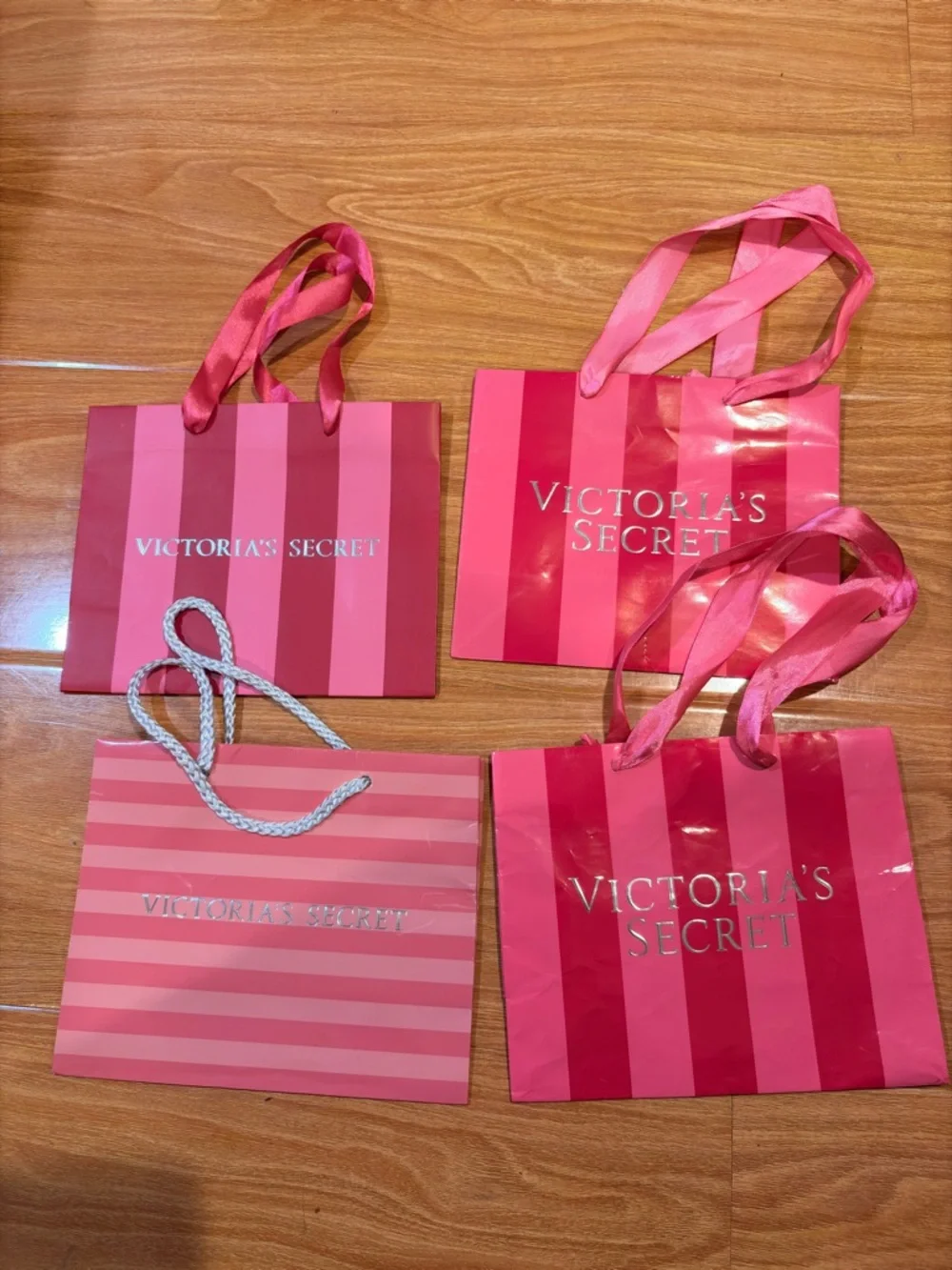 10 Victoria’s Secret Gift Bags-7.5”x6”x3.5”